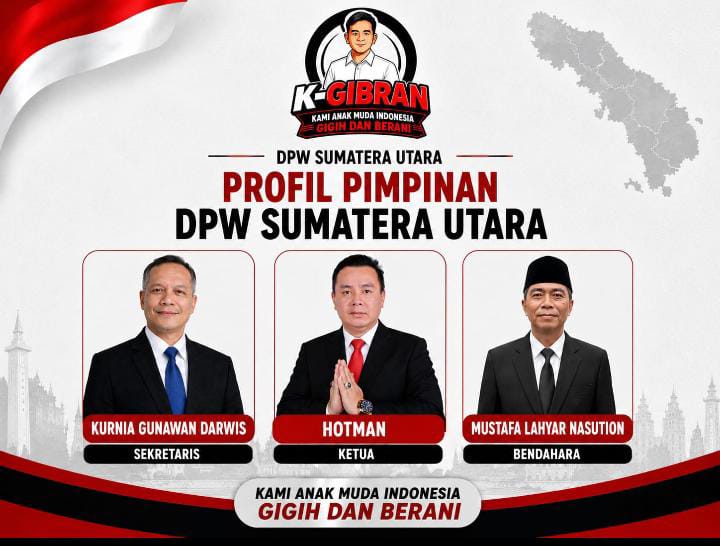 Hotman Ketua DPW K-GIBRAN Sumut: Garap Program Kerja dan Gelar Event Besar Pecahkan Rekor Muri