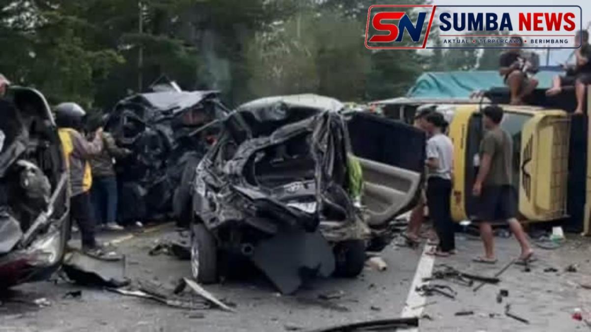 Tabrakan Beruntun Libatkan Sembilan Kendaraan di Sibolangit, Empat Orang Tewas dan Delapan Luka-luka