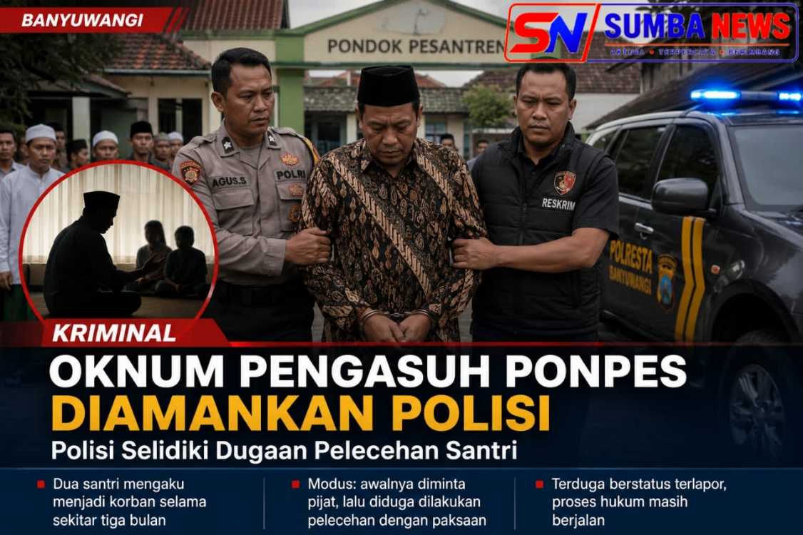 Oknum Pengasuh Ponpes di Banyuwangi Diamankan Polisi, Dugaan Pelecehan Seksual terhadap Santri Diselidiki